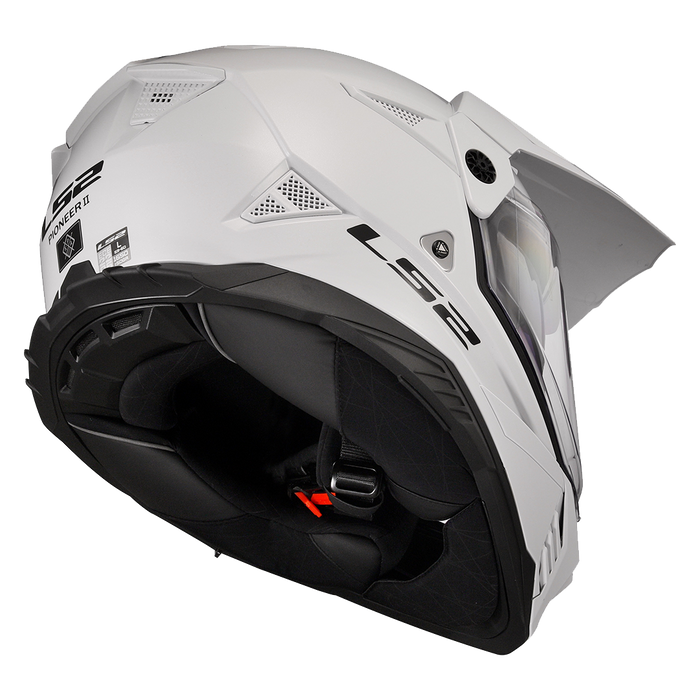 LS2 BLAZE II SOLID HELMET 2026 in Glossy White
