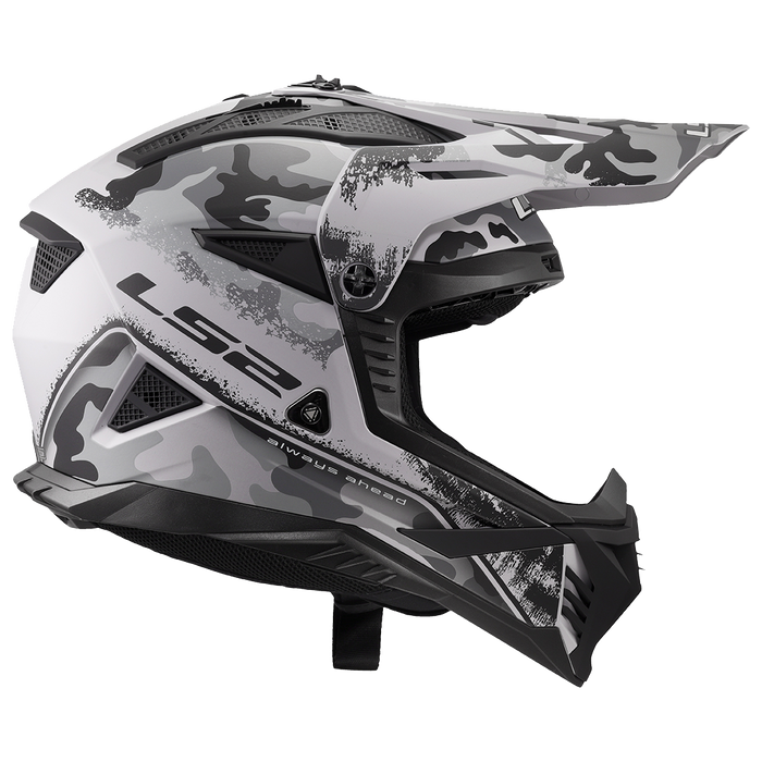 LS2 GATE II CARBINE HELMET 2026 in Tonal Grey/Black