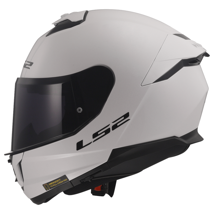 LS2 STREAM II SOLID HELMET 2026 in Glossy White