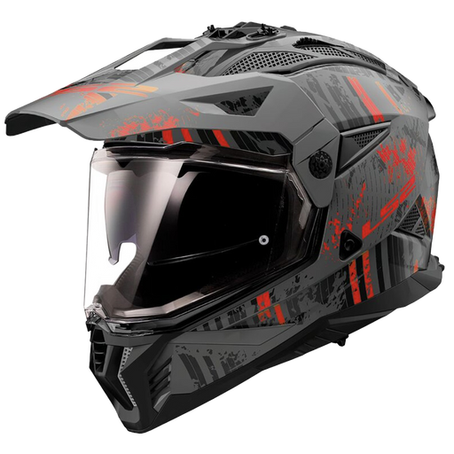 LS2 BLAZE II CRAZY HELMET 2026 in Grey/Red