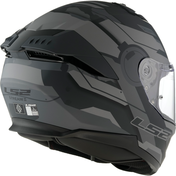LS2 STREAM II SHADOW HELMET 2026 in Shadow Grey
