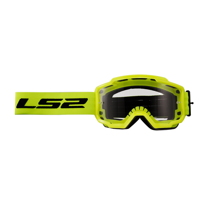 LS2 CHARGER GOGGLES 2026 in Hi-Viz - Clear