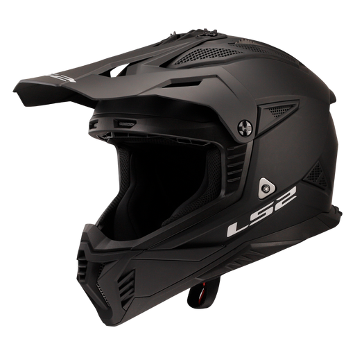 LS2 GATE II SOLID HELMET 2026 in Matte Black