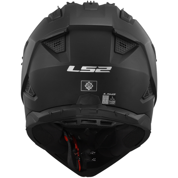 LS2 GATE II SOLID HELMET 2026 in Matte Black