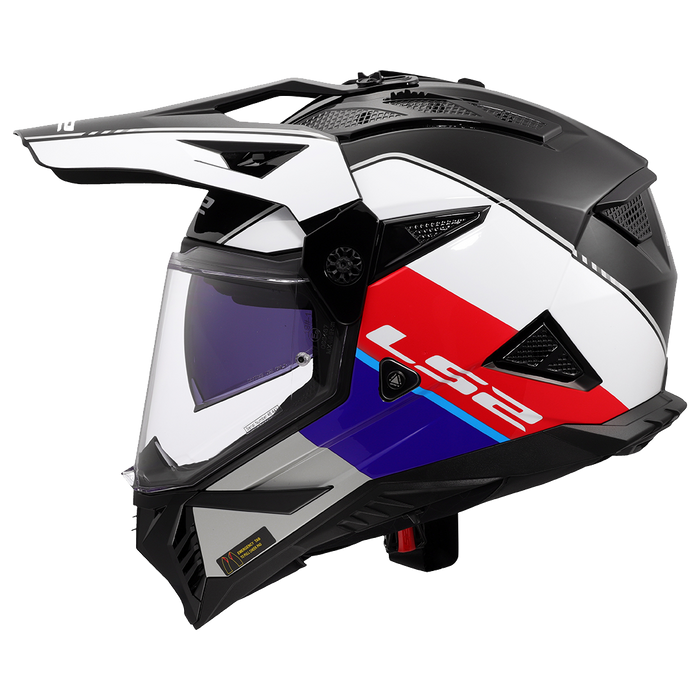 LS2 BLAZE II RALLY HELMET 2026 in Red/white/blue
