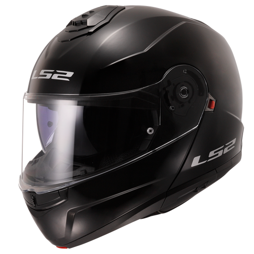 LS2 STROBE II SOLID HELMET 2026 in Glossy Black