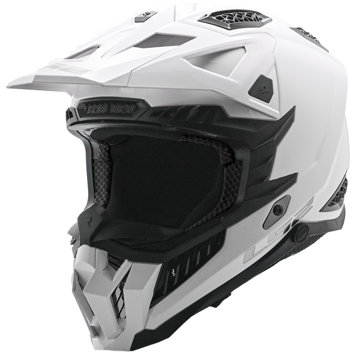 LS2 X-FORCE SOLID HELMET 2026 in Glossy White