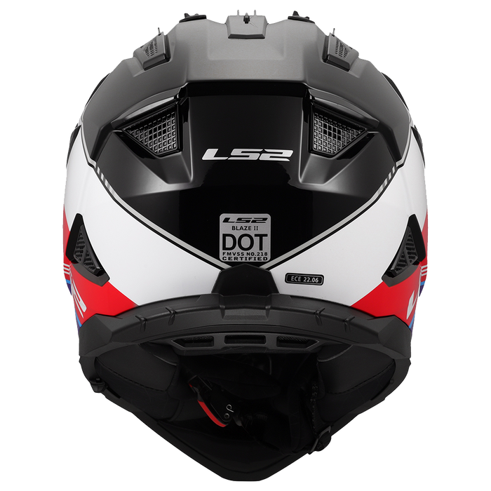 LS2 BLAZE II RALLY HELMET 2026 in Red/white/blue