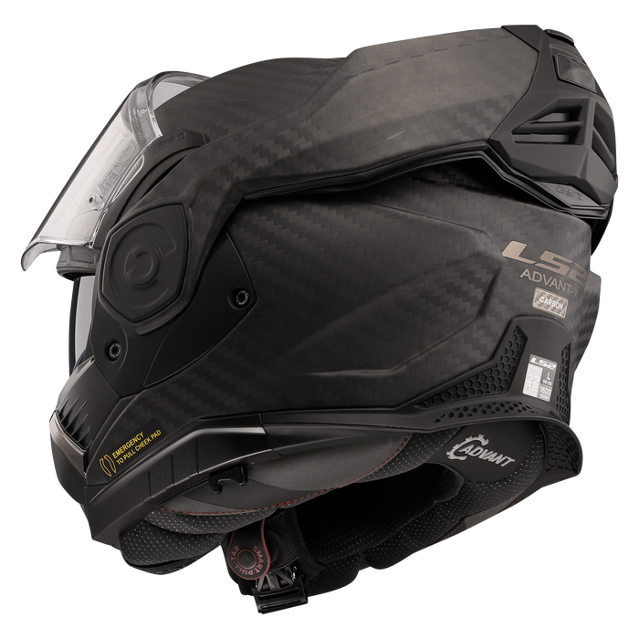 LS2 ADVANT X CARBON SOLID HELMET 2026 in Carbon