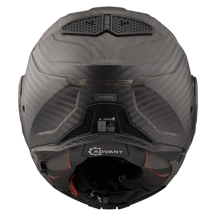 LS2 ADVANT X CARBON SOLID HELMET 2026 in Carbon