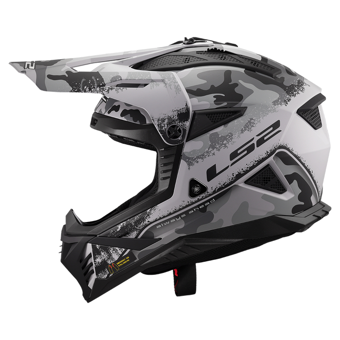 LS2 GATE II CARBINE HELMET 2026 in Tonal Grey/Black
