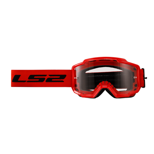 LS2 CHARGER GOGGLES 2026 in Red - Clear