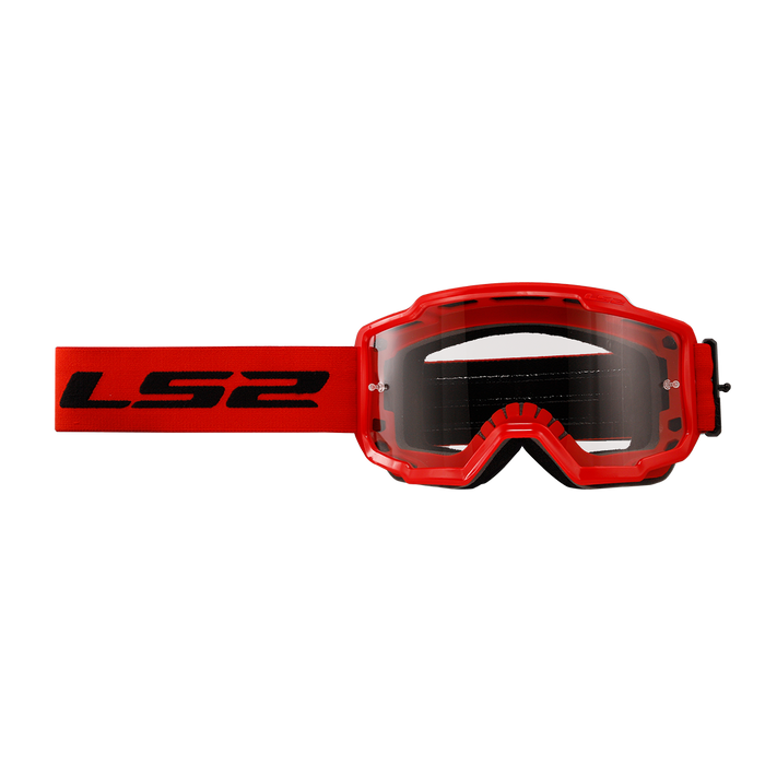 LS2 CHARGER GOGGLES 2026 in Red - Clear
