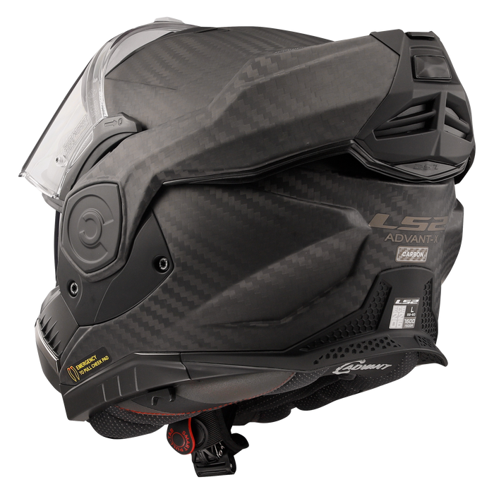 LS2 ADVANT X CARBON SOLID HELMET 2026 in Carbon