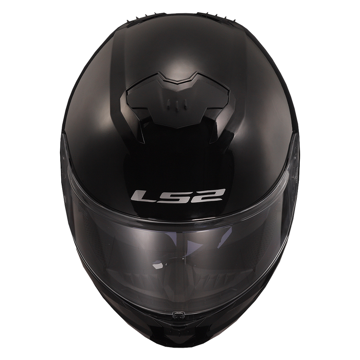 LS2 STREAM II SOLID HELMET 2026 in Glossy Black