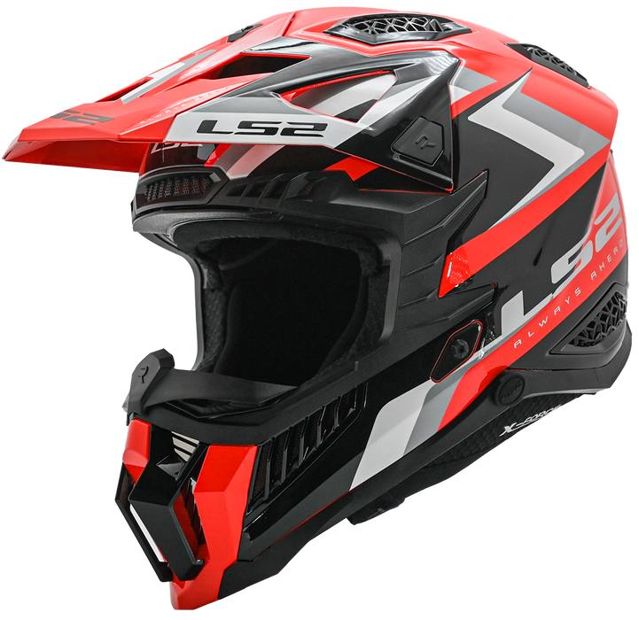 LS2 X-FORCE SPRINT HELMET 2026 in Red/Black/Grey/White