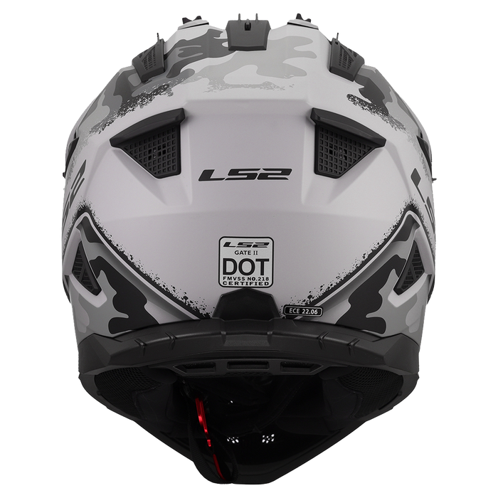 LS2 GATE II CARBINE HELMET 2026 in Tonal Grey/Black
