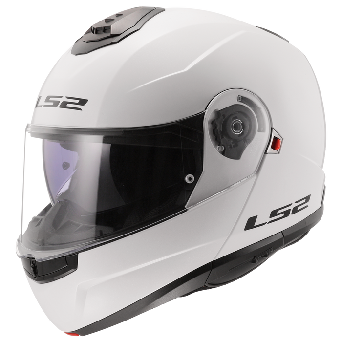 LS2 STROBE II SOLID HELMET 2026 in Glossy White