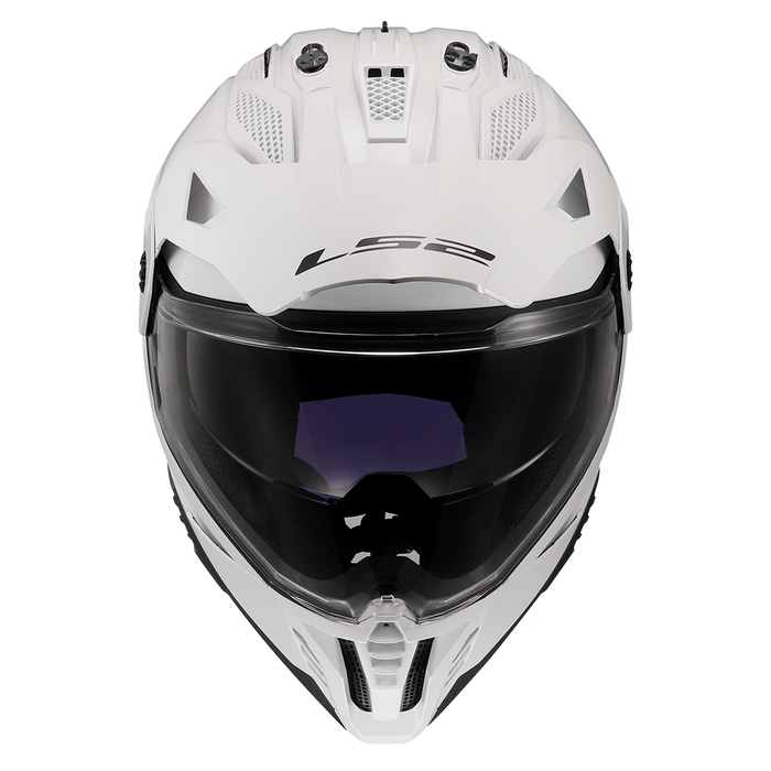 LS2 BLAZE II SOLID HELMET 2026 in Glossy White