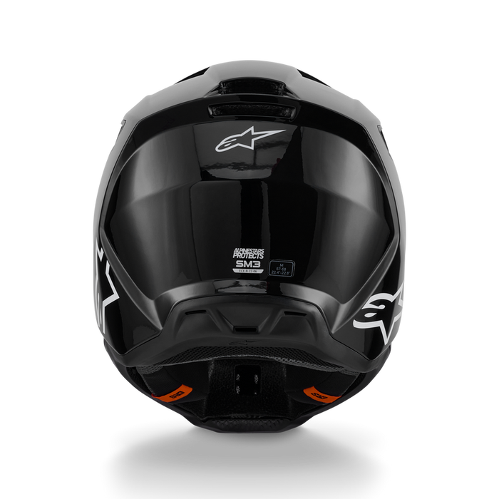 ALPINESTARS SM3 SUPERTECH SOLID HELMET 2026 in Black Glossy