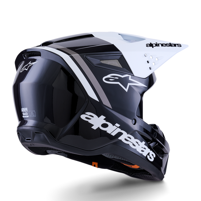 ALPINESTARS SM3 SUPERTECH RADIUM HELMET 2026 in Black/White/Gray