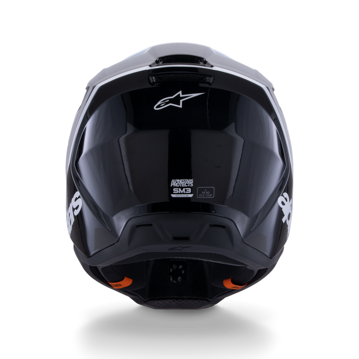 ALPINESTARS SM3 SUPERTECH RADIUM HELMET 2026 in Black/White/Gray