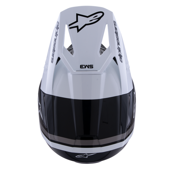 ALPINESTARS SM3 SUPERTECH RADIUM HELMET 2026 in Black/White/Gray