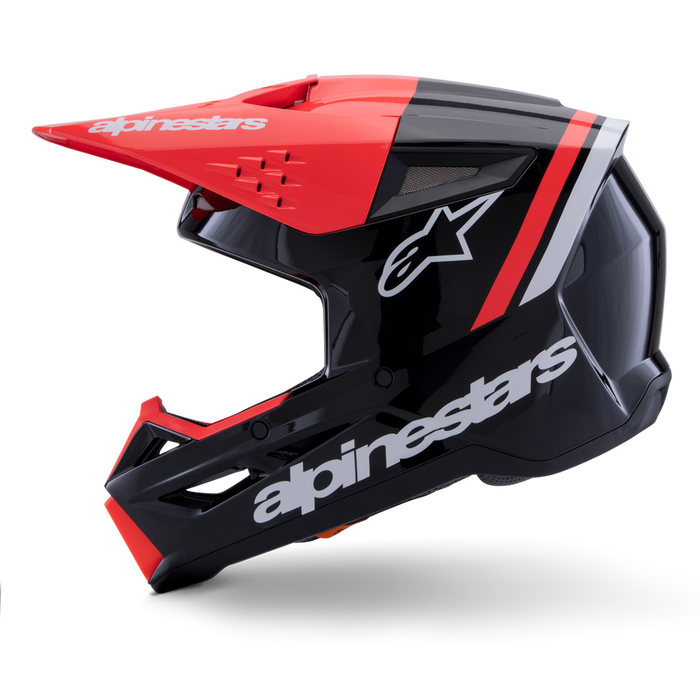 ALPINESTARS SM3 SUPERTECH RADIUM HELMET 2026 in Black/Red/White