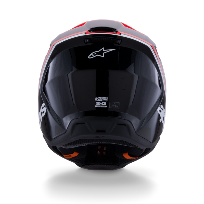 ALPINESTARS SM3 SUPERTECH RADIUM HELMET 2026 in Black/Red/White