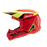 ALPINESTARS SM-3 Fray Youtth Helmet 2025 in Gloss Red/Fluo Yellow/Black