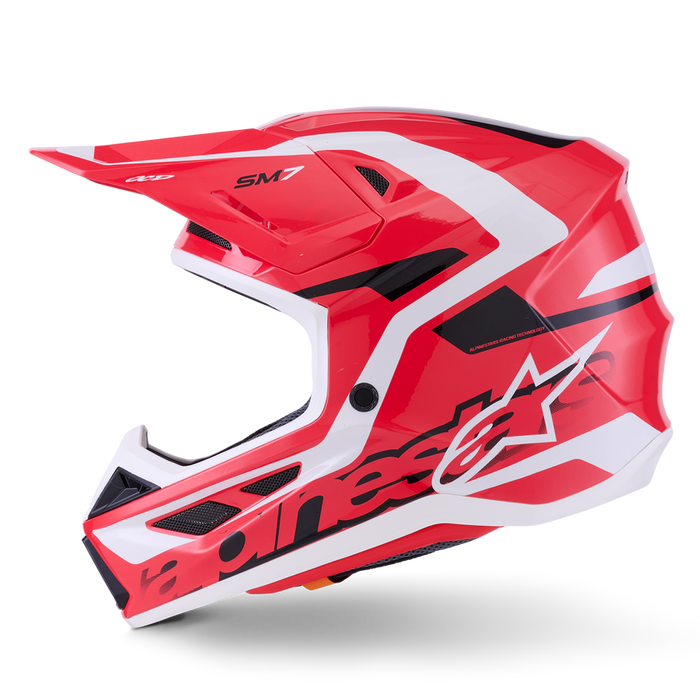 ALPINESTARS S-M7 DEED HELMET 2026 in Red/Black/White