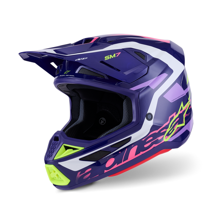 ALPINESTARS S-M7 DEED HELMET 2026 in Purple/Pink