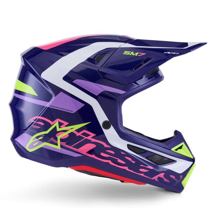 ALPINESTARS S-M7 DEED HELMET 2026 in Purple/Pink