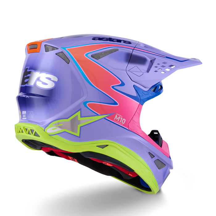 ALPINESTARS SUPERTECH M10 JETTSON HELMET 2026 in Purple/Pink