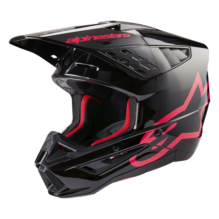 ALPINESTARS SM-5 CORP HELMET 2025 in Black/Pink