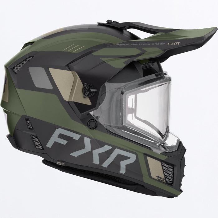 FXR CLUTCH X HELMET 2025 - Black/Army
