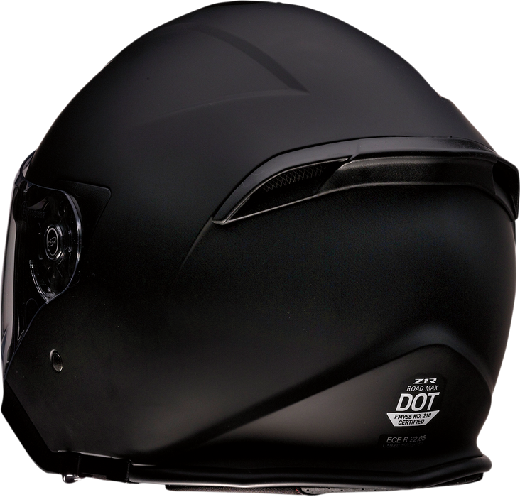 Z1R ROAD MAXX 2.0 SOLID HELMET 2025 IN FLAT BLACK