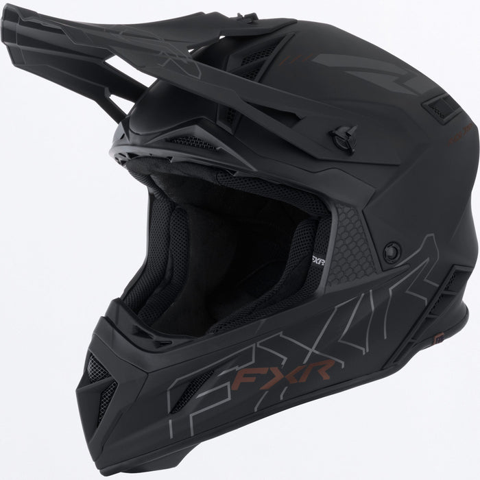 FXR HELIUM PRIME HELMET 2025 - Black