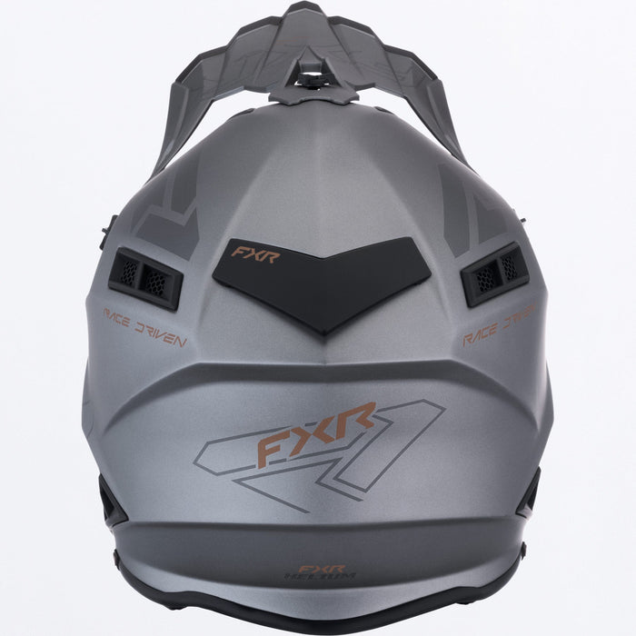 FXR HELIUM PRIME HELMET 2025 - Titanium/Kash