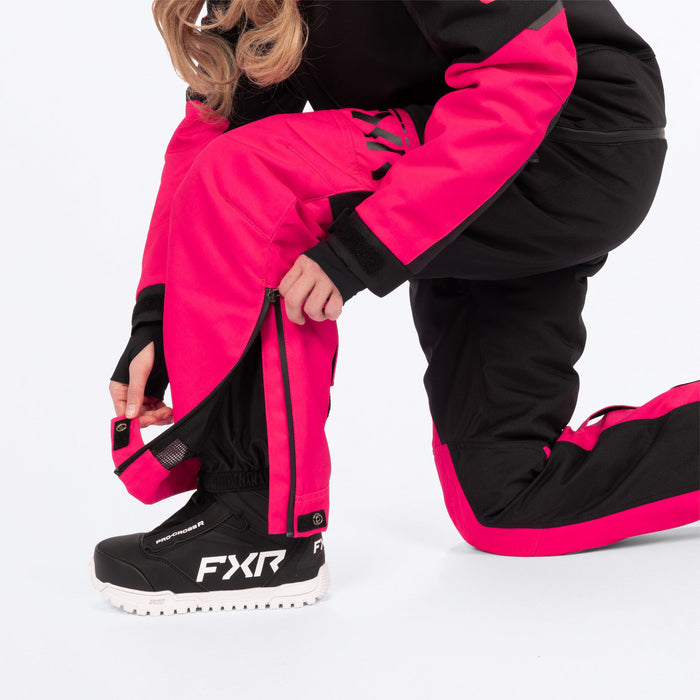 FXR Women's Revo F.A.S.T.™ Monosuit in Black/Razz