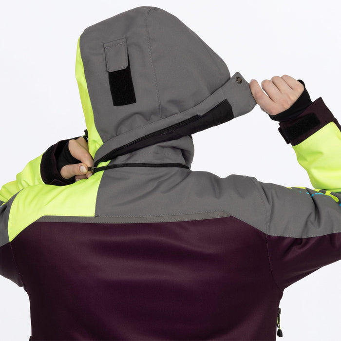 FXR Women's Revo F.A.S.T.™ Monosuit in Plum/TI/Muted Vis
