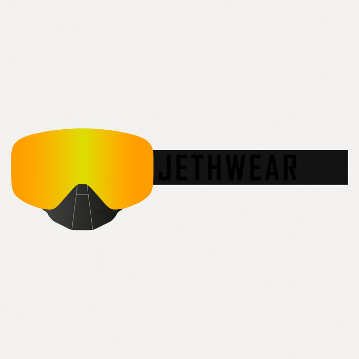 JETHWEAR PHASE SNOWMOBILE GOGGLES in Jethwear - Gold