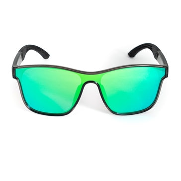 JETHWEAR Vibe Sunglasses in Smoke / Green Ion