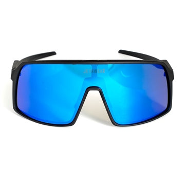 JETHWEAR Sky Shield Sunglasses in Black / Deep Blue Ion
