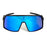 JETHWEAR Sky Shield Sunglasses in Black / Deep Blue Ion