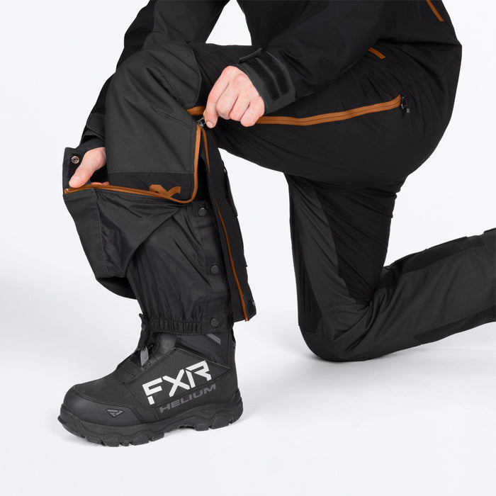 FXR VERTICAL MTX INSULATED MONOSUITS 2026 - Black/Asphalt/Kash