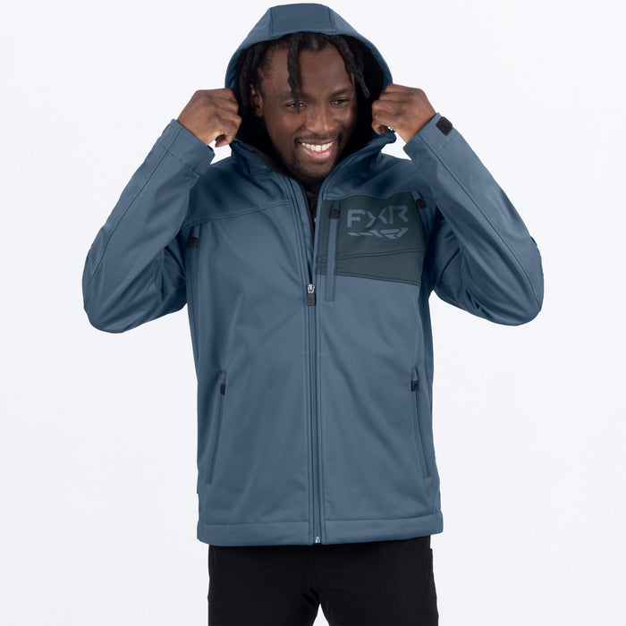 FXR ASCEND SOFTSHELL JACKET 2025 - Steel