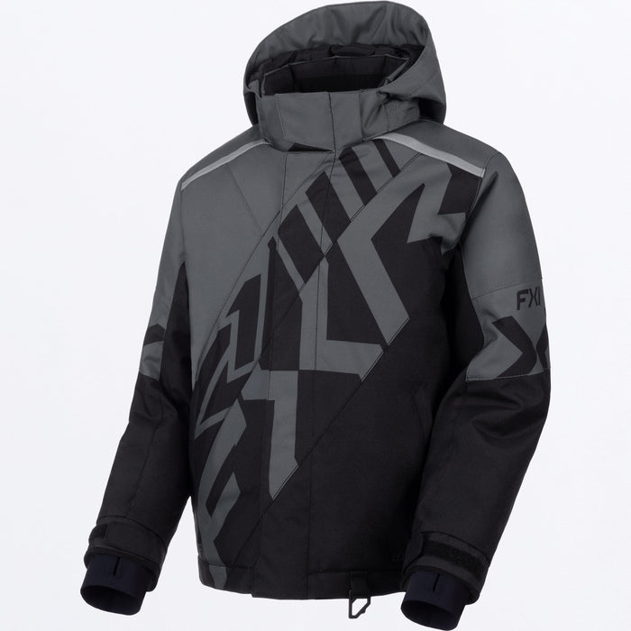 FXR YOUTH COLD CROSS CX JACKET 2025 - Charcoal/Black