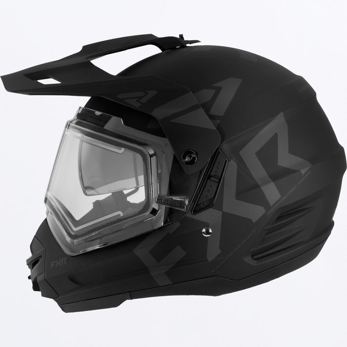 FXR Torque X Team Helmet With E-shield And Sun Shade in Black Ops
