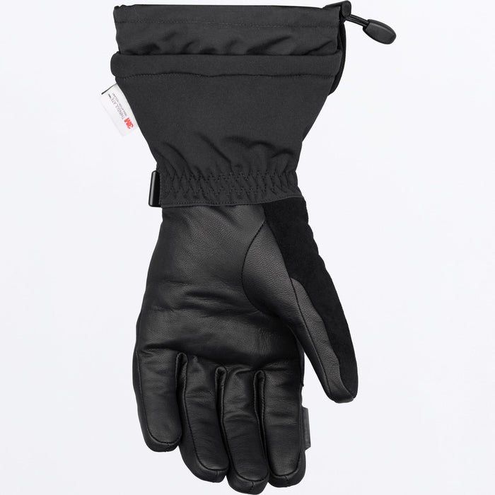 FXR HELIUM HYBRID GAUNTLET GLOVE in Black